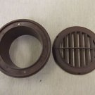 Pro-Duct Inc  Brown 4" Plastic Snap On Rotaire Grill Vent #61840