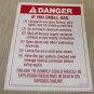 RV Safety Decal "Danger If You Smell Gas" UPC:710534473873