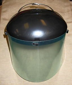 Condor Safety Black Ratchet Adjustable Eye/Face Headgear W/Visor #2AAV4/2AUB6