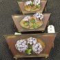 S.S. Sarna 3 Piece Tin Planter Set #6179 UPC:710534475617