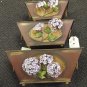 S.S. Sarna 3 Piece Tin Planter Set #6179 UPC:710534475617