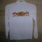 FOTL Ladies "Harvest/ Fall" White L/S  T-Shirt Size: S UPC:710534478793