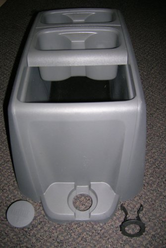 Chrysler Auto Gray Center 4 Cup Holder & Storage Console  UPC:710534479325