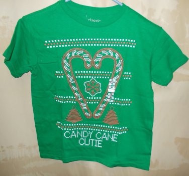 Classic Teaze Candy Cane Cutie Green T-Shirt Size:XS #21402 UPC:430000624973