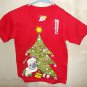 Classic Teaze Pug Christmas Red T-Shirt Size: XS #21102  UPC:430000624782