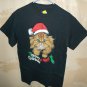 Classic Teaze Meowy Christmas Black T-Shirt Size: M #23302  UPC:430000625567