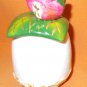 Ceramic World Inc Cherry Porcelain Canister Set W/ Wood Rack#9624 UPC:745101096
