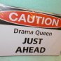 Rivers Edge "Caution: Drama Queen Just Ahead" Metal Sign  UPC:821472614430