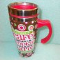 Novelty Inc "I'll Have A Cafe Latte To Go" Thermal SS Travel Mug  UPC:7940802127