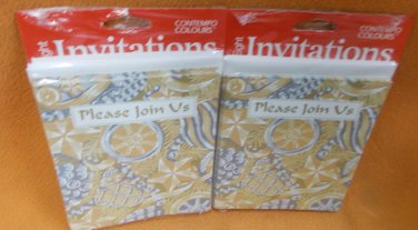 Comtempo Colours Invitations - Tree Trimmings 16 Pcs #C6348V UPC:076526122090