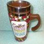 Novelty Inc "Coffee Keeps Me Going Until" Thermal SS Travel Mug  UPC:7940802127