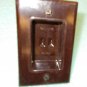 Paulding Inc. Brown Bakelite Clock Hanger Outlet  #148015   UPC:710534488464