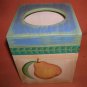 Demdaco Wood Square Tissue Holder #18418  UPC:638713184184