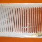 Continental White 8X14 Return Air Grille 1/2" Louver #G25B0814 UPC:662639021834