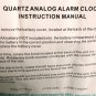 Cotapaxi Quartz Analog Battery Operated Alarm Clock #COTA0083 UPC:710534489584