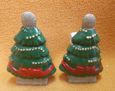 Y & M Novelty Inc Ceramic C. Tree Napkin Ring Holders  Set 2  UPC:788914207493