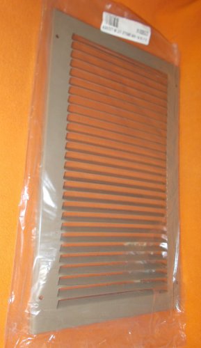 Continental Brown 8X14 Return Air Grille 1/2" Louver #G25B0814 UPC:662639190653