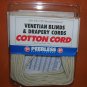 Peerless Ventian Blind & Drapery 1/8" Braided Cotton Cord #2804850 UPC:04222804