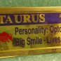 St. Evans Purple "Taurus" Metal Key Chain 1 1/4" X 3"  UPC:710534489973