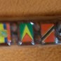 Novelty Inc. Wood Bead Flag Bracelet  UPC:710534488396