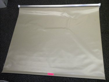 United Shade Duplex Linen Manual Window Pull Down Shade 50" X 38"