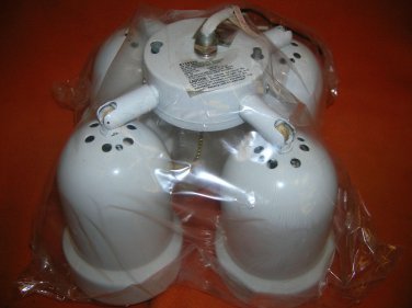 Lasalle Lighting 4 Light White Ceiling Fan Light #LK140WHNBT UPC:710534484121