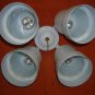 Lasalle Lighting 4 Light White Ceiling Fan Light #LK140WHNBT UPC:710534484121