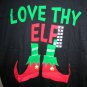 Classic Teaze Love Thy Elf  Black T-Shirt Size: M #22004  UPC:443000062546