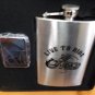Maxam Live To Ride S.S High Quality Flask & Lighter #KTLLTTR UPC:024409953941