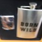 Maxam Born Wild S.S High Quality Flask & Lighter #KTLLTBW UPC:024409953927