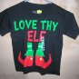 Classic Teaze Love Thy Elf  Black T-Shirt Size: XS #22002  UPC:443000062522