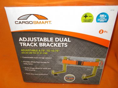 CargoSmart Adjustable Dual Track Brackets  300 Lb Work Load #1728 UPC:8492780172