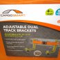 CargoSmart Adjustable Dual Track Brackets  300 Lb Work Load #1728 UPC:8492780172