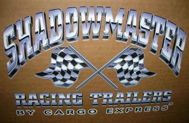 RV Decal SHADOWMASTER Racing Trailers By Cargo Express  UPC:710534482769