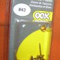 OOK Picture Hanging #43 Brass Plated Upholstery Nails 100 Pcs #51810 UPC:7105344