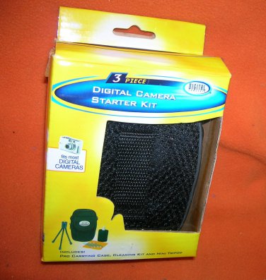 Sakar 3 Piece Digital Camera Starter Kit #DC-015R UPC:021331453969