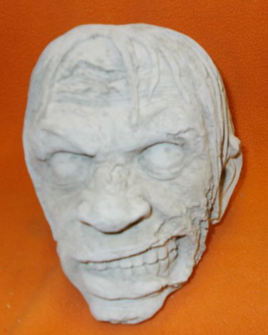 Handmade Cement "Creepy, Scary Man Head" UPC:710534487689