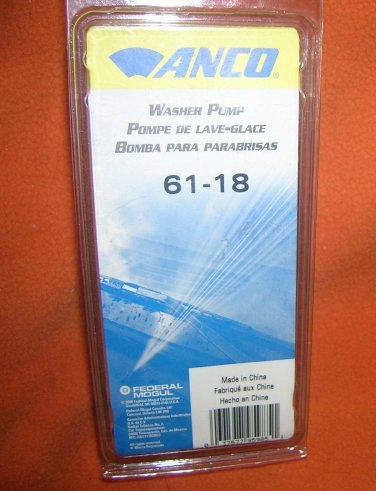 ANCO/ Federal Mogul Windshield Washer Pump #61-18 UPC:037577959851