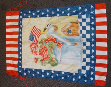 Giftco / Vicky Howard Bird / Flowers Flag #2495 UPC:047256024954