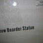 Rivers Edge Snow Boarder Statue #1134 UPC:643323113400