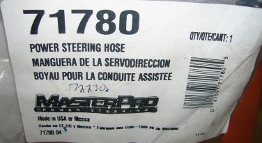 Master Pro Power Steering Hose #71780 UPC:021597717805