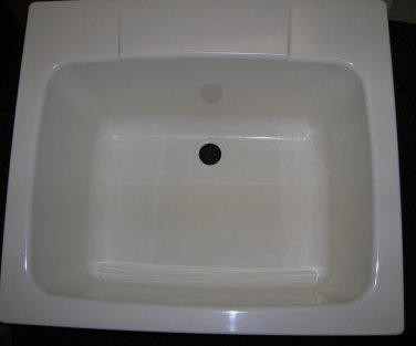E.L Mustee & Sons Inc Self Rimming Laundry Tray Model #10 W/O HW UPC:7105344809