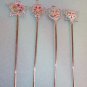 East-West Wholesale Silver Plastic Fairy Wands Set 4  #SA UPC:710534488822