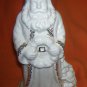 JTS International Golden Dream Collection Santa W/ Wreath Figurine #C70004