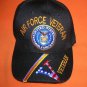 Cap America Black Air Force Veteran Baseball Cap - Adjustable  UPC:710534482837