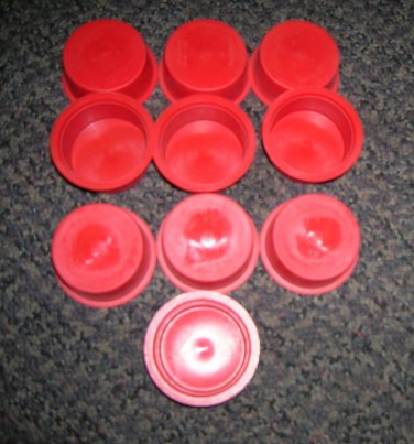 Odyseey 1 1/2" Red cap Plug  Pack 10 #OP12919-19-138-00 UPC:710534478649