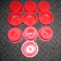 Odyseey 1 1/2" Red cap Plug  Pack 10 #OP12919-19-138-00 UPC:710534478649