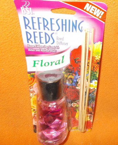 BSI "Floral" Refreshing Reeds Reed Diffuser 1.01 Oz  UPC:878010006752
