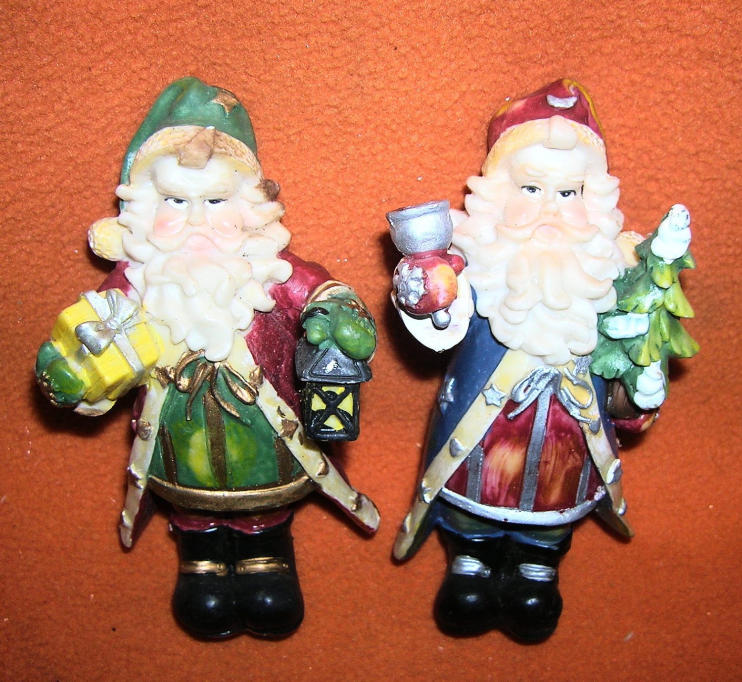 santa resin figurines