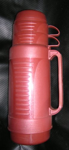 Thermo Serv 1 Litre Plastic Insulator Bottle With 2 Cups UPC:071657090836